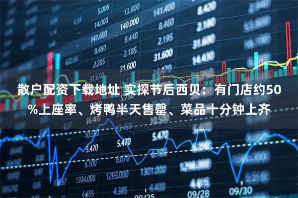 散户配资下载地址 实探节后西贝：有门店约50%上座率、烤鸭半天售罄、菜品十分钟上齐